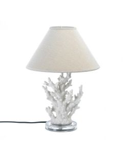 WHITE CORAL TABLE LAMP