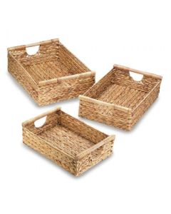 WATER HYACINTH NESTING BASKET SET