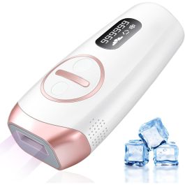 Laser Hair Removal for Women and Men, IPL Hair Removal 999,999 Flashes Permanent Hair Removal Device for Facial Facial Legs Arms Bikini Line Whole Body Use at-Home